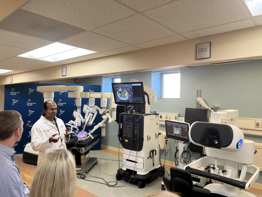 Frederick Health Hospital Unveils New Robotic Surgical Equipment